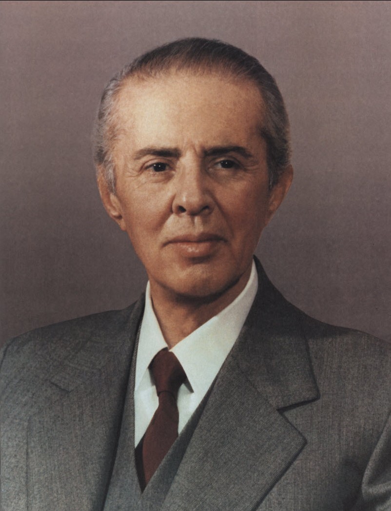 Enver Hoxha.  November 1984.