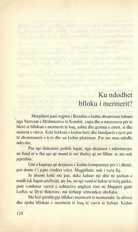 Фрагмент из книги Илира Ходжа "Мой отец, Энвер Ходжа" (стр. 128)