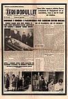 Уменьшенное изображение первой полосы газеты "Зери и популлит" от 15 апреля 1985 года